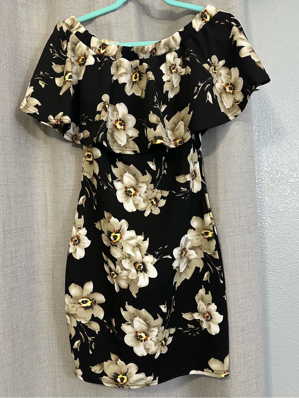 Floral Off the Shoulder Dress